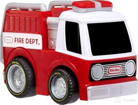img 3 attached to 🚑 Little Tikes My First Cars 2-Pack Racin' Responders: Fire Truck & Ambulance - Crazy Fast, Pullback Toy Cars That Go up to 50 ft!