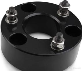 img 1 attached to 🚀 Dodge Ram 1500 2.5" Front Leveling Lift Kit 4WD - Street Dirt Track - Front Strut Spacers (Black) – Fits 2006-2020, Boost Performance and Style