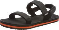 reef little convertible sandal orange boys' shoes : sandals логотип