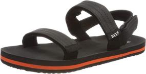 img 4 attached to Reef Little Convertible Sandal Orange Boys' Shoes : Sandals