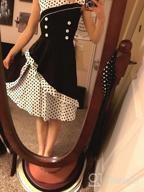 img 1 attached to Charming & Classic: Babyonline Women'S Polka Dot Cocktail Dress With Cap Sleeves & Flared Hem review by Josh Cox