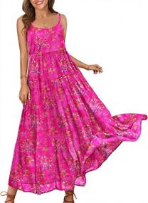 img 4 attached to Flaunt Your Summer Style With YESNO Women'S Bohemian Floral Maxi Dress