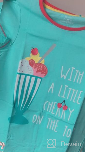 img 1 attached to 🍦 Irresistible and Sweet: Harry Bear Girls' Ice Cream Sundae T-Shirt! review by Crystal Wille