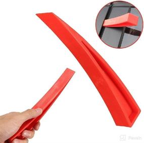 img 4 attached to 🚗 RUNMIND Red Plastic Air Pump Wedge: Essential Car Window and Door Emergency Entry Toolset