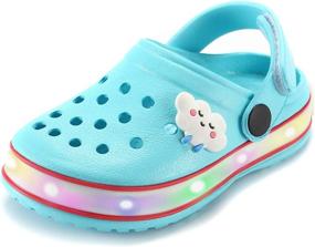 img 4 attached to 👟 Breathable Lighted Sandals Shoes for Boys - VIYEAR Children's Slippers