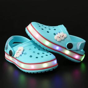 img 1 attached to 👟 Breathable Lighted Sandals Shoes for Boys - VIYEAR Children's Slippers