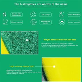 img 1 attached to FaceSponges Non Scratch Sponge，Super Absorbent Multi Use