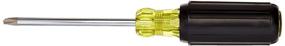 img 1 attached to Ideal Electrical 35-204 Combo Head Cushioned Grip Screwdriver: Cabinet, Phillips & Square Bit - Ultimate Tool for Precision Screwdriving