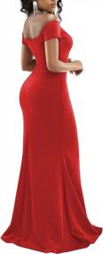img 3 attached to Elegant One Shoulder Bodycon Club Midi Dresses For Women - Perfect For Parties And Nights Out By LightlyKiss