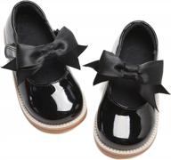 kid's mary jane school oxfords: flat dress shoes for girls (toddler/little kids) logo