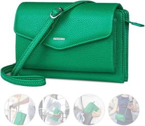 img 4 attached to Nuoku Wristlet Clutch Wallet Crossbody Women's Handbags & Wallets via Wristlets