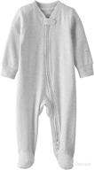 little planet by carter's organic cotton 2-way zip sleep & play: convenient & comfortable baby apparel logo