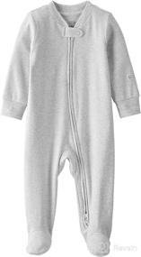 img 4 attached to Little Planet By Carter's Organic Cotton 2-Way Zip Sleep & Play: Convenient & Comfortable Baby Apparel