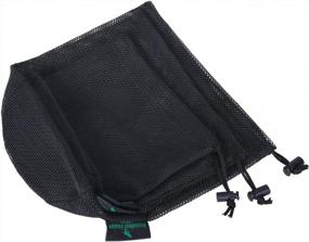 img 2 attached to Outdoor Sports 5-Piece Nylon Mesh Bag Set For Golf Balls And Pot Storage - IBasingo S-BVP01