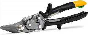 img 4 attached to ToughBuilt One Handed Aviation Snips - TB-H4-60-R - Featuring Right Cut And Easy Lock Operation