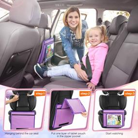 img 2 attached to No-Mess Fun On-The-Go: Kids Travel Tray With Tablet Holder And Organizer For Car, Stroller, And Airplane Trips