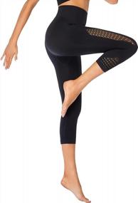 img 4 attached to Exude Confidence With Picotee'S Camo Seamless Gym Leggings - High-Waisted, Butt-Lifting, And Perfect For Yoga, Training, And TIK Tok Videos