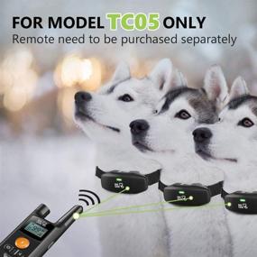 img 1 attached to 🐶 DOG CARE TC05 Rechargeable Waterproof Dog Training Collar Receiver: Adjustable for Dogs 15lbs-100lbs (Remote Sold Separately)