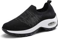 ruiatoo walking lightweight comfort sneakers women's shoes via athletic logo