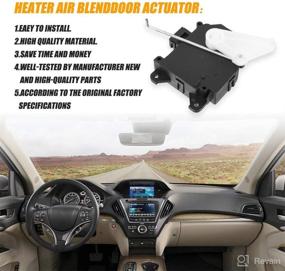 img 3 attached to 🔧 604-946 79160S0XA01 HVAC Heater Air Blend Door Actuator - Compatible with Acura MDX, Honda Odyssey, and Honda Pilot - 2002-2008 Models