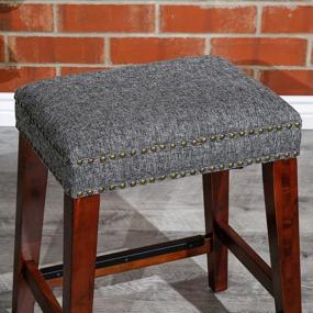 img 1 attached to Transform Your Space With DTY Indoor Living'S Grand Lake Backless Stool - 24" Counter Height