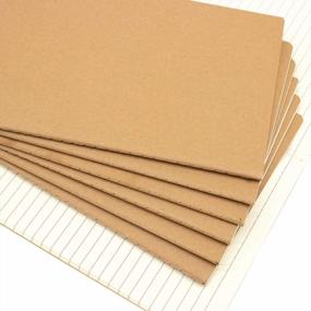 img 3 attached to 4-Pack Teskyer Travel Journals With Lined Pages For Adventurers - Soft Kraft Brown Covers - Compact A5 Size - 60 Pages/30 Sheets Per Notebook - 210 Mm X 140 Mm