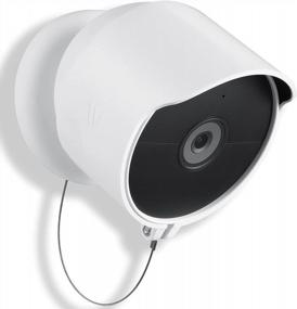img 4 attached to Противоугонное крепление Wasserstein для камеры Google Nest на открытом воздухе или в помещении, батарея - сделано для Google Nest (камера в комплект не входит)