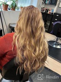 img 7 attached to Transform Your Look With Real Human Hair Weft Extensions In Sunny Brown With Dark Brown Highlights And Caramel Blonde Tones - 100G, 18Inch Length