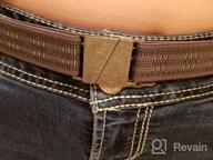 img 1 attached to Elastic Adjustable Friendly Material Truth Men's Accessories for Belts review by Drew Beckett