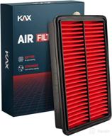 🔋 high-performance kax engine air filter, gaf037 (ca11259) for mazda3 (2013-2019), mazda6 (2014-2021), cx5 2.5l (2013-2021) naturally aspirated non-turbo, with 200% extended lifespan логотип