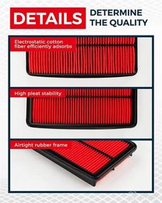 img 1 attached to 🔋 High-Performance KAX Engine Air Filter, GAF037 (CA11259) for Mazda3 (2013-2019), Mazda6 (2014-2021), CX5 2.5L (2013-2021) Naturally Aspirated Non-Turbo, with 200% Extended Lifespan