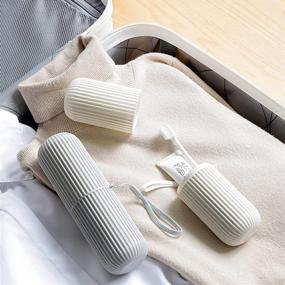 img 1 attached to 🦷 Jeopace Toothbrush Organizer: Portable Multifunction Travel Solution