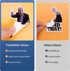 img 3 attached to 300PCS Joe Biden I Did That Stickers - Assorted Funny Bumper Stickers, Gas Pump Decals for Car, Motorcycle, Bicycle, Helmet, Laptop (2 inch)