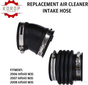 img 3 attached to Enhance Performance with 2006-2008 Infiniti M35 3.5L Air Intake Hose: Replacement Boot Tube Duct - Part # 16576-EG00A