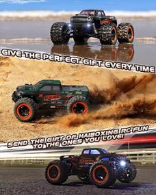 img 3 attached to 16889 HAIBOXING Remote Control Car: 1:16 Scale 2.4Ghz RTR RC Monster Truck, 4X4 Off Road Waterproof Toy With 2 Batteries For 35+ Mins Playtime - Perfect For Kids And Adults, Speeds Up To 36KM/H