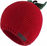 cozy up your little ones with langzhen's knitted pom pom hats - winter essential for baby girls and toddler boys logo