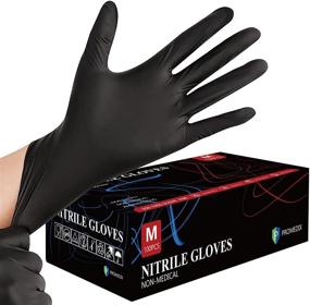 img 4 attached to 🧤 PROMEDIXP Nitrile Gloves: Latex-Free, Disposable Gloves for Household and Food Safety - 100pcs/400pcs