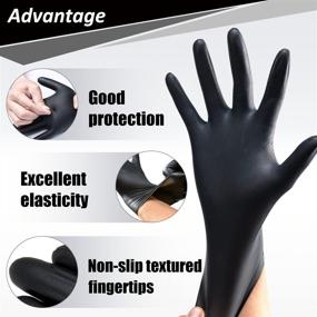 img 3 attached to 🧤 PROMEDIXP Nitrile Gloves: Latex-Free, Disposable Gloves for Household and Food Safety - 100pcs/400pcs