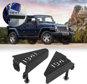 img 4 attached to AUXMART Front Door Footpegs: Ultimate Replacement for Jeep Wrangler JL 2018-2020