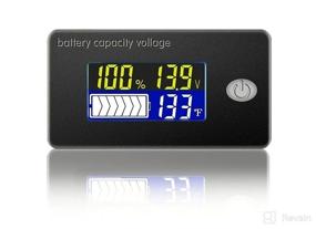 img 3 attached to 10 100V Capacity Voltmeter Thermometer Monitoring
