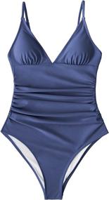 img 3 attached to CUPSHE Women's Control Swimsuit: Flattering Bathing Women's Clothing - Swimsuits & Cover Ups