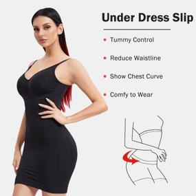 img 3 attached to Flawless Contouring: JOYSHAPER Women'S Seamless Shapewear Silps For Tummy Control & Smooth Silhouette Under Dresses