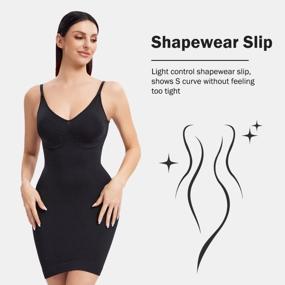 img 2 attached to Flawless Contouring: JOYSHAPER Women'S Seamless Shapewear Silps For Tummy Control & Smooth Silhouette Under Dresses