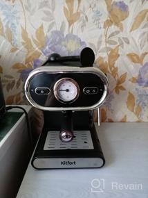 img 6 attached to Rozhkovy coffee maker Kitfort KT-702, black