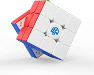 gan 12 m leap frosted 3x3 speed ​​cube без наклеек, игрушка-головоломка, флагман 2021 года, основной внутренний 56 мм magic cube логотип