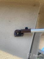 img 1 attached to Heavy Duty Aluminum Flag Pole Holder Adjustable - Multi-Position Bracket For Outside House, Rust Free With Hardwares (1 Pack) review by Nathan Guzman