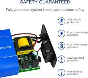 img 1 attached to 150 Watt Power Inverter For Car Inverter 12V To 110V Dc To Ac Converter For Cars Inverter Charger With 2 RV Parts & Accessories