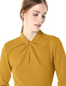 img 2 attached to Donna Morgan Womens Twisted Neckline Women's Clothing ~ Dresses