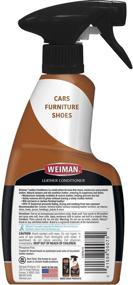 img 3 attached to 🚗 Weiman Leather Cleaner and Conditioner - Cleans, Conditions, and Restores Leather Surfaces with UV Protection for Furniture, Car Seats, Shoes, and Purses
