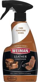 img 4 attached to 🚗 Weiman Leather Cleaner and Conditioner - Cleans, Conditions, and Restores Leather Surfaces with UV Protection for Furniture, Car Seats, Shoes, and Purses
